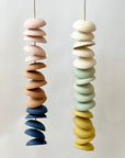 XL Colorblock Ceramic Wind Chimes