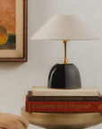 Duet Table Lamp in Obsidian