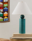 Pillar Table Lamp in Emerald