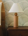 Pillar Table Lamp in Camel