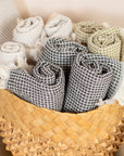 Hand Loomed Cotton Waffle Hand Towel