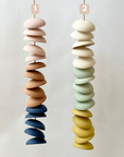 XL Colorblock Ceramic Wind Chimes