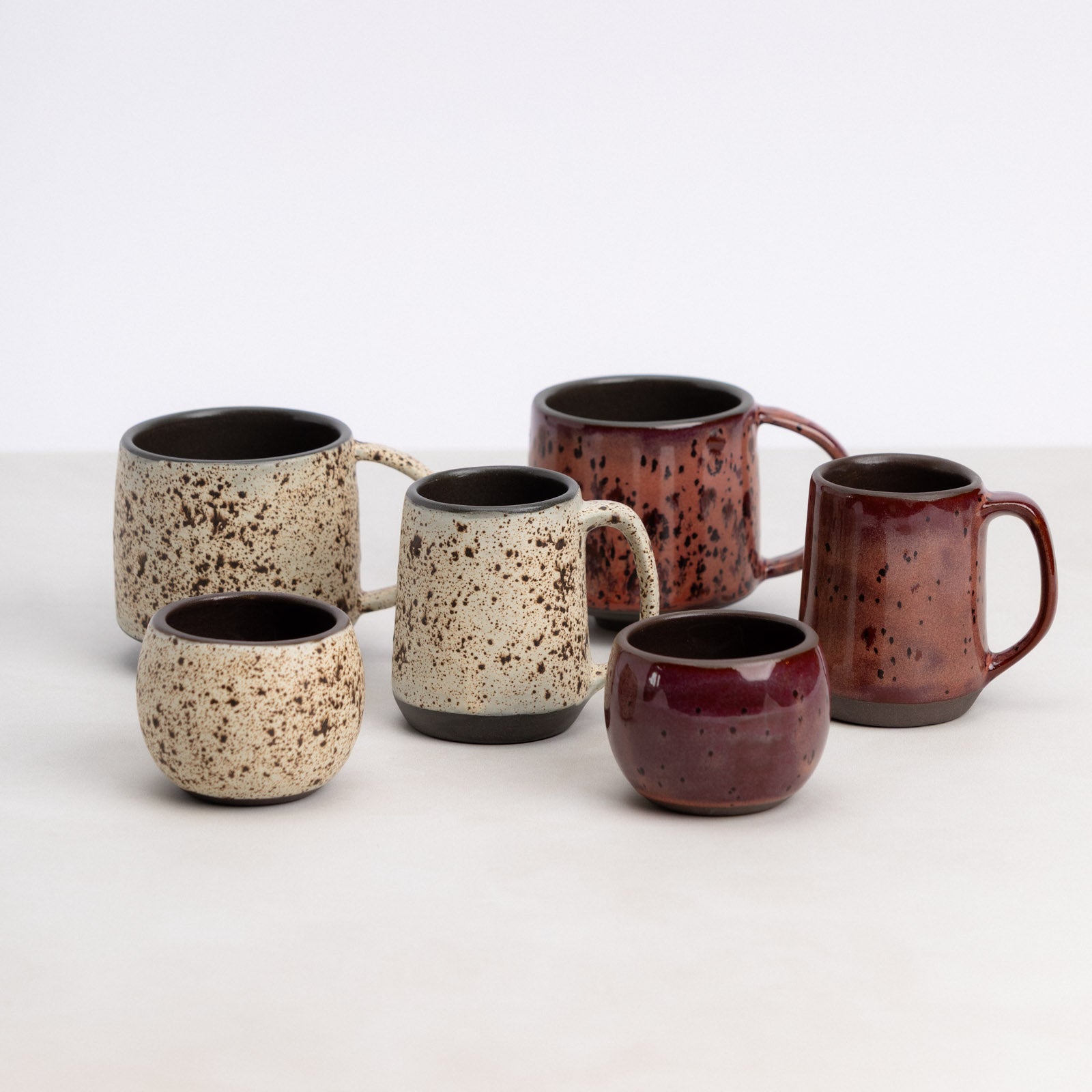 Handmade Ceramic 10 oz Coffee Mug (dishwasher & microwave safe) Smoked Sienna