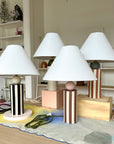 Stripe Beaded Table Lamp- Samples