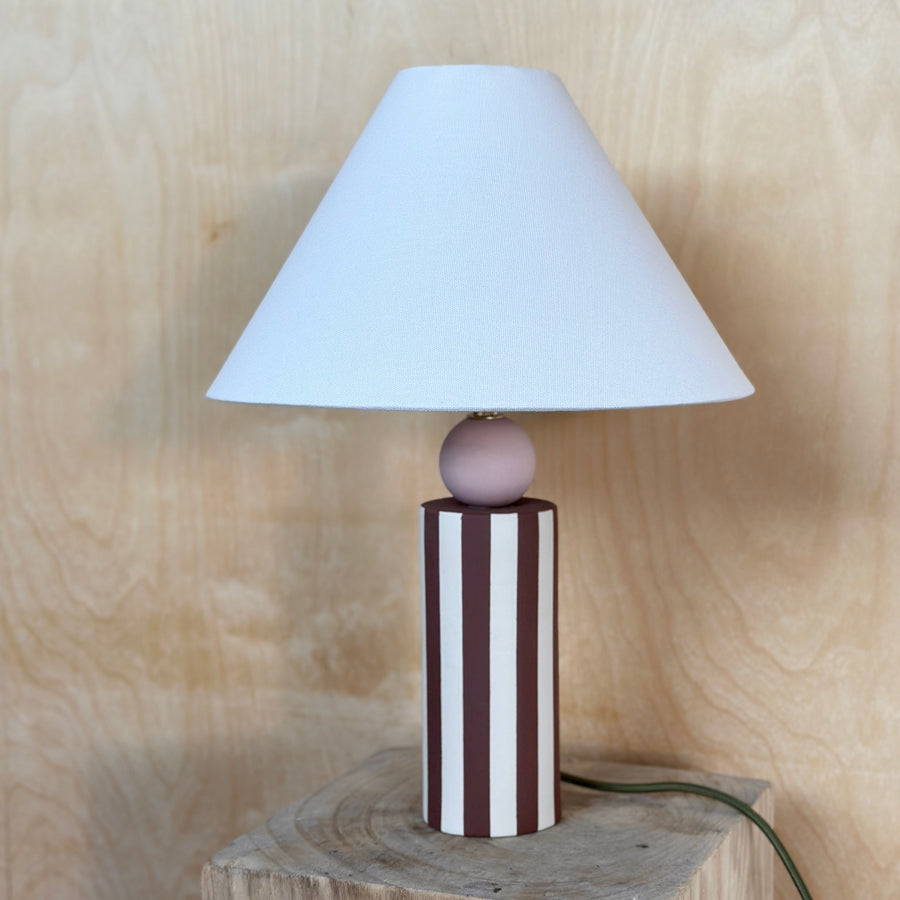 Stripe Beaded Table Lamp- Samples