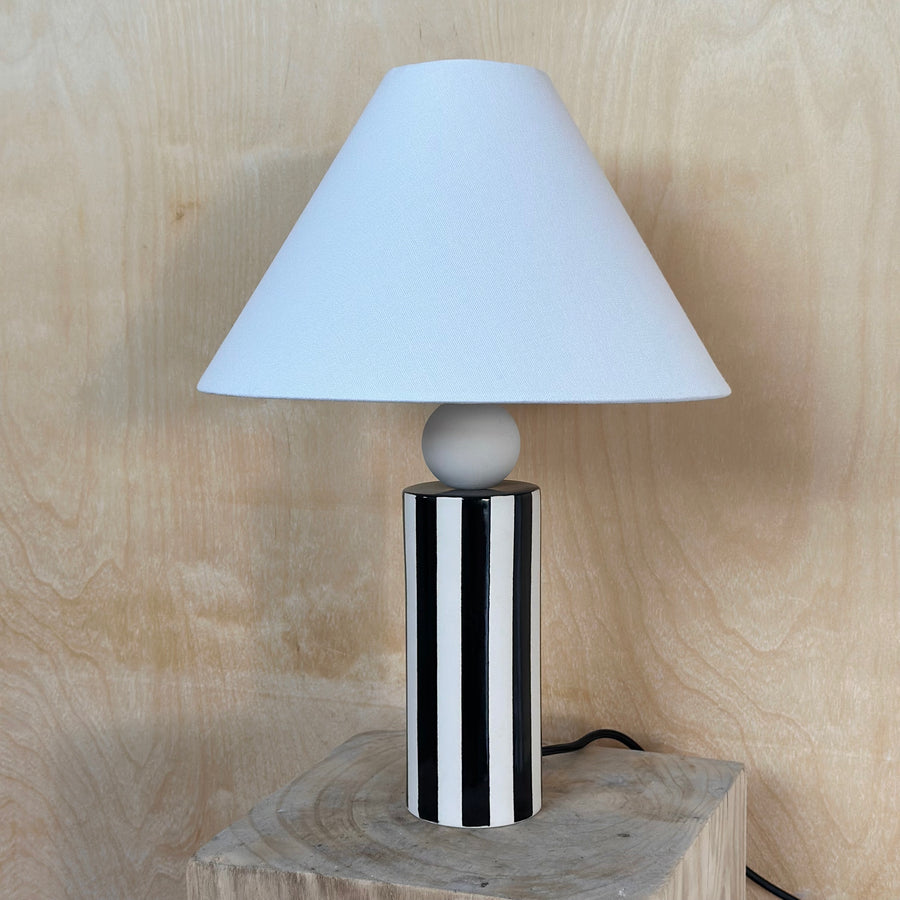 Stripe Beaded Table Lamp- Samples