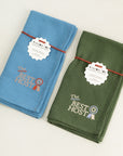 Embroidered Best Host Kitchen Towel