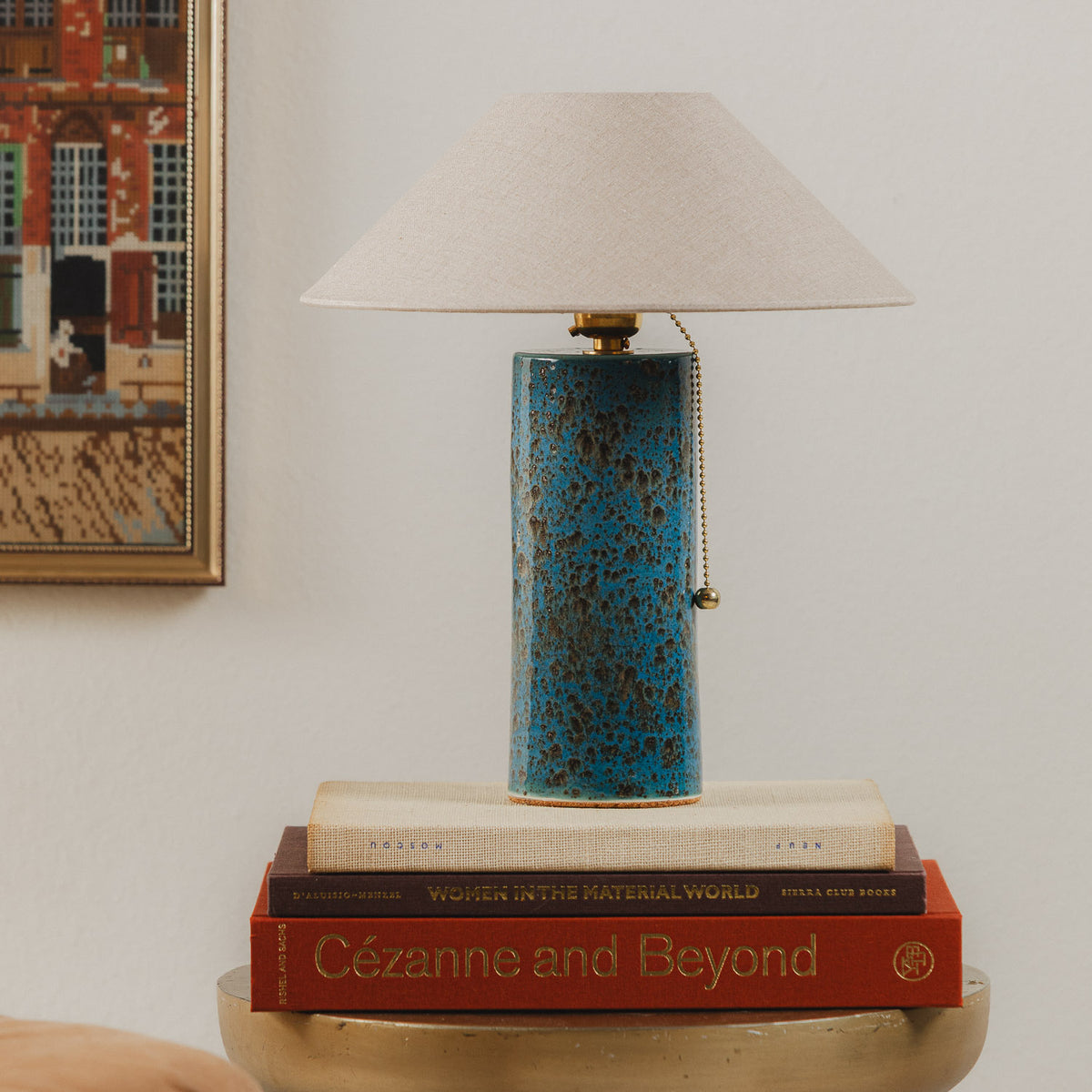 Column Table Lamp in Pacific