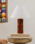 Tile Table Lamp in Paprika