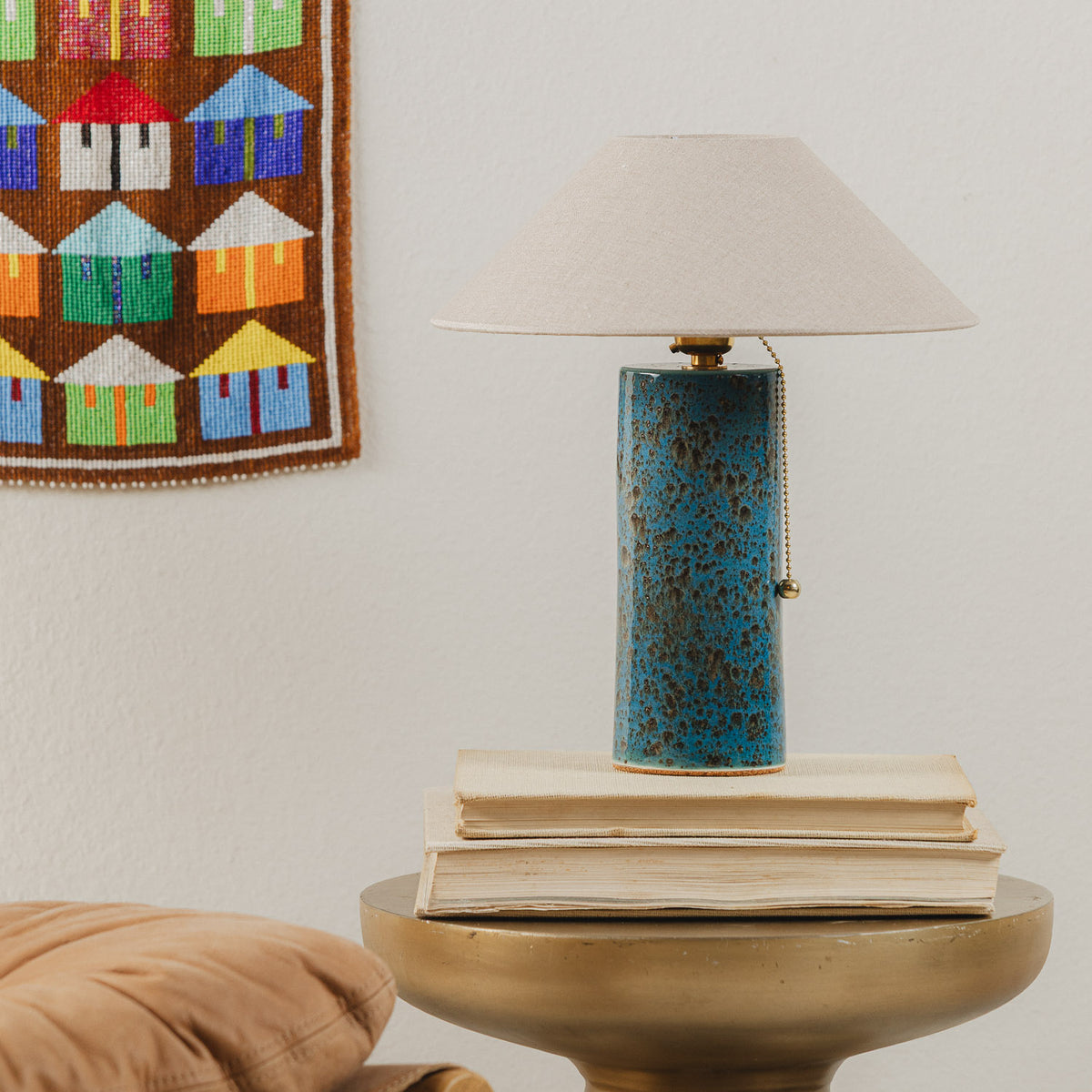 Column Table Lamp in Pacific
