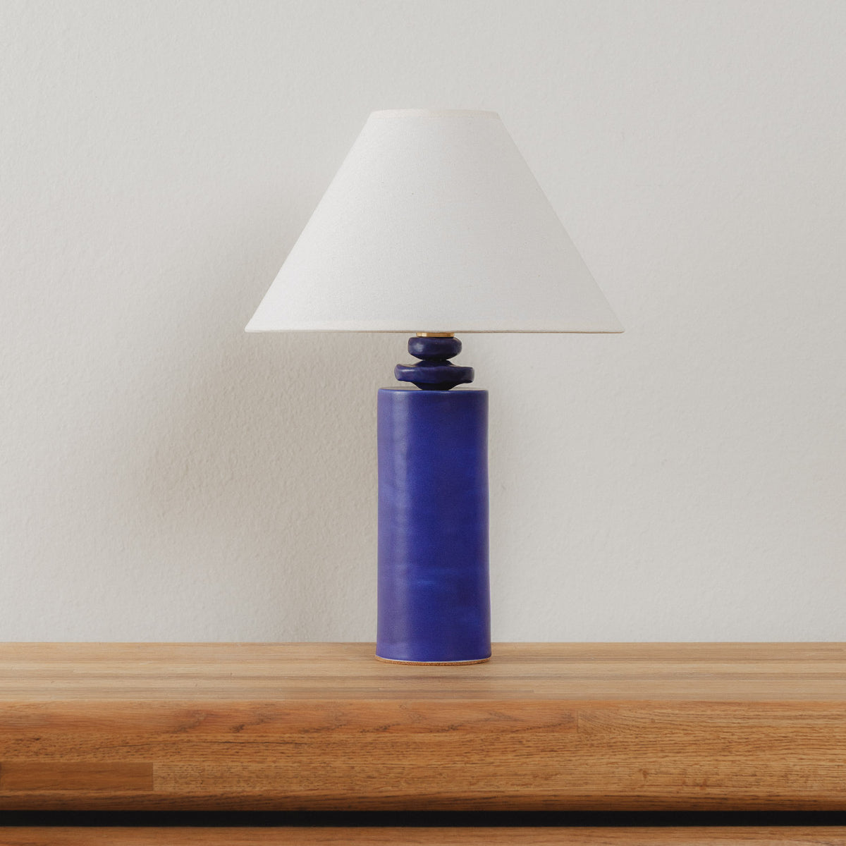 Balance Table Lamp in Cobalt
