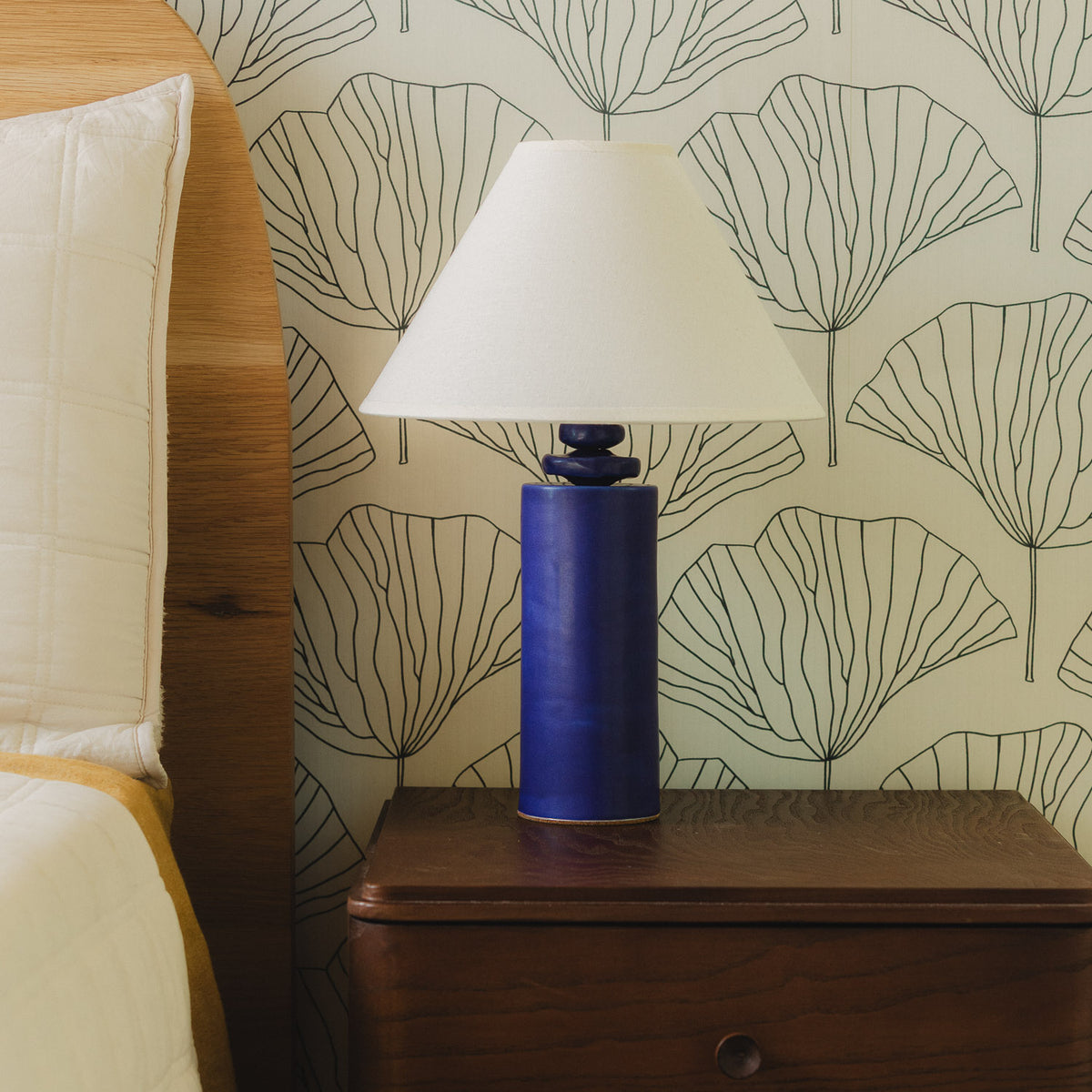 Balance Table Lamp in Cobalt