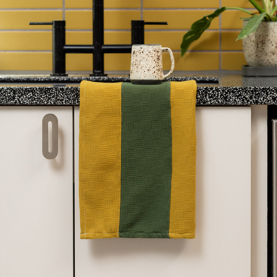 Stripe Pique Kitchen Towel