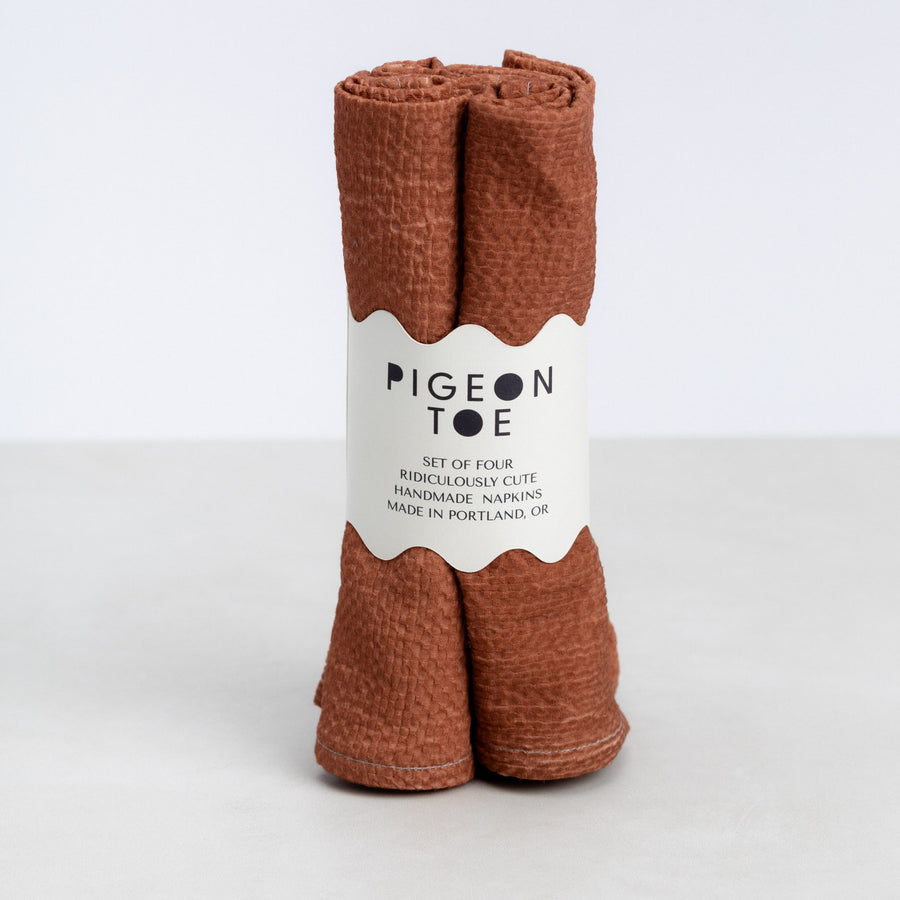 Bubble Cotton Napkins (Set of 4) Handmade