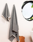 Hand Loomed Cotton Waffle Hand Towel