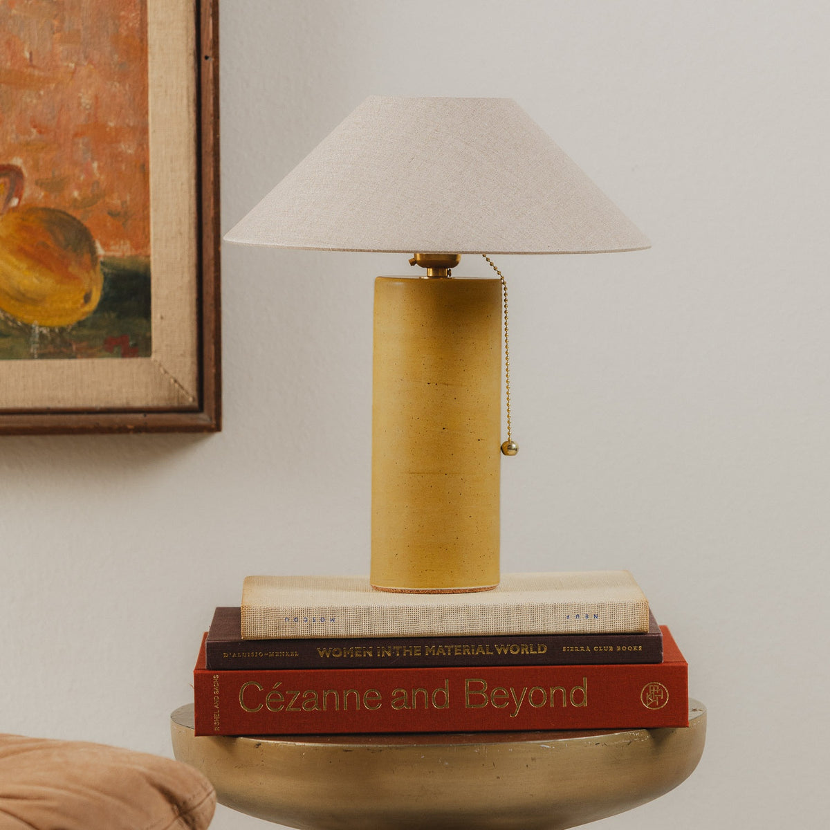 Column Table Lamp in Saffron