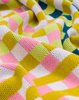 Gingham Knit Throw