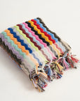 Pompom ZigZag Turkish Hand Towel