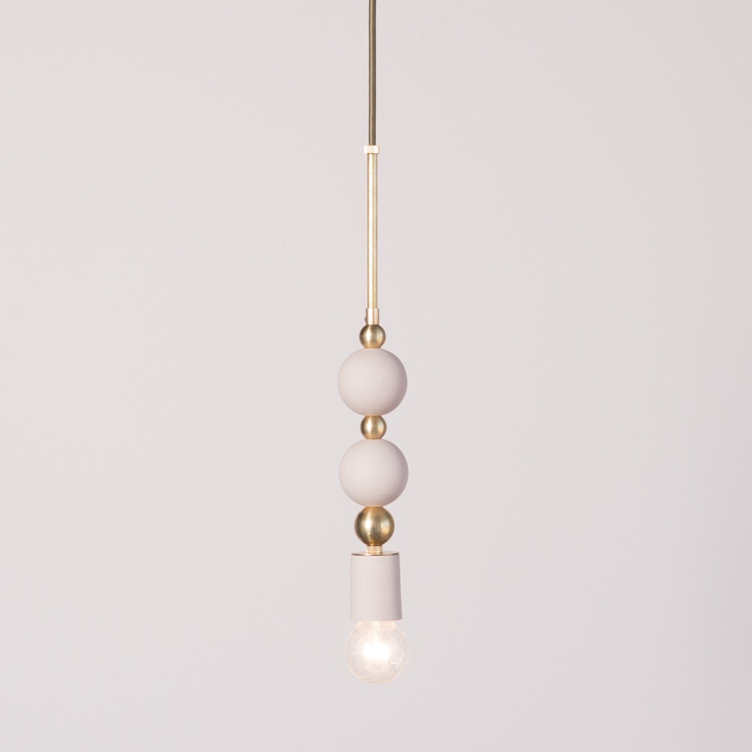 Beaded Pendant Lamp : Spheres