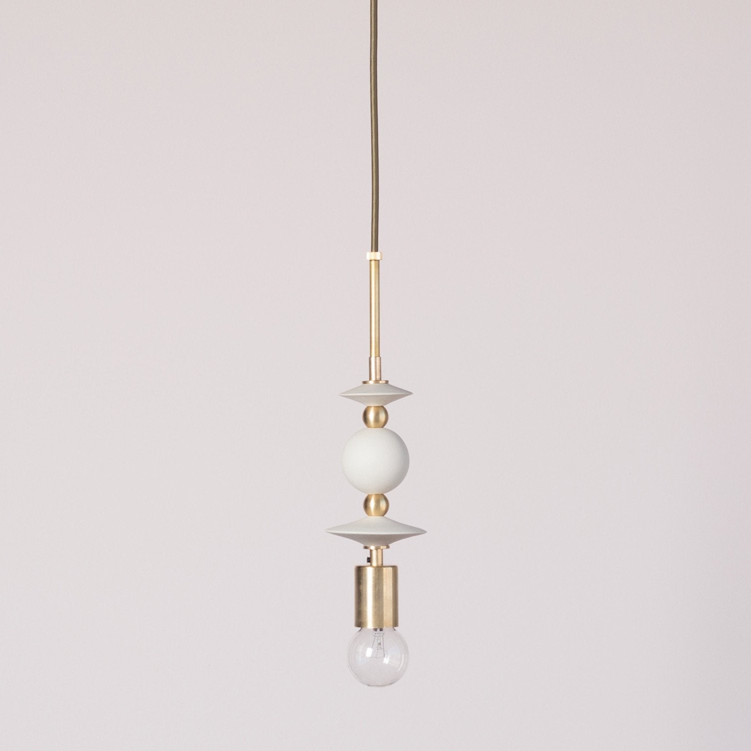 Beaded Pendant Lamp : Saucers