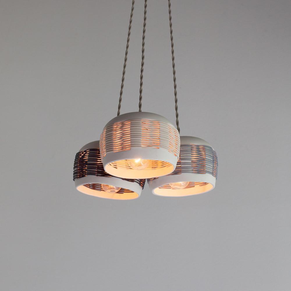 Woven Cluster Chandelier